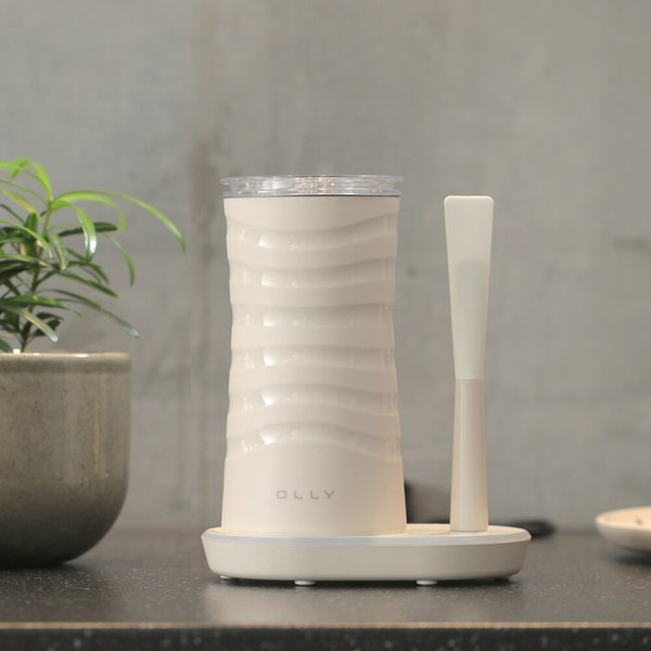 올리 OLLY 전동 우유거품기 화이트