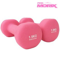 네오프렌 미용아령 1kg.2kg,3kg,4kg (2개 1세트)