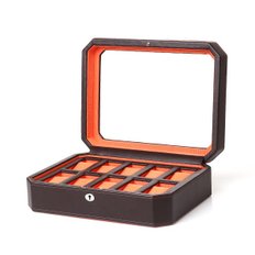 WOLF  헤리티지 / 시계보관함 10구 Heritage 10pc Watch Box Brw/Org 458406