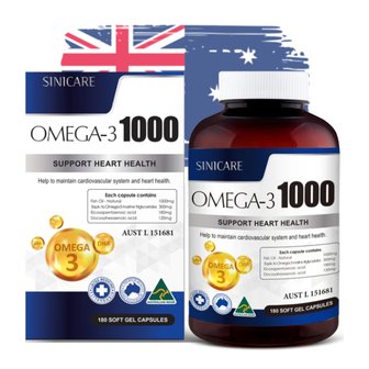  시니케어 호주 오메가3 1000mg 180캡슐