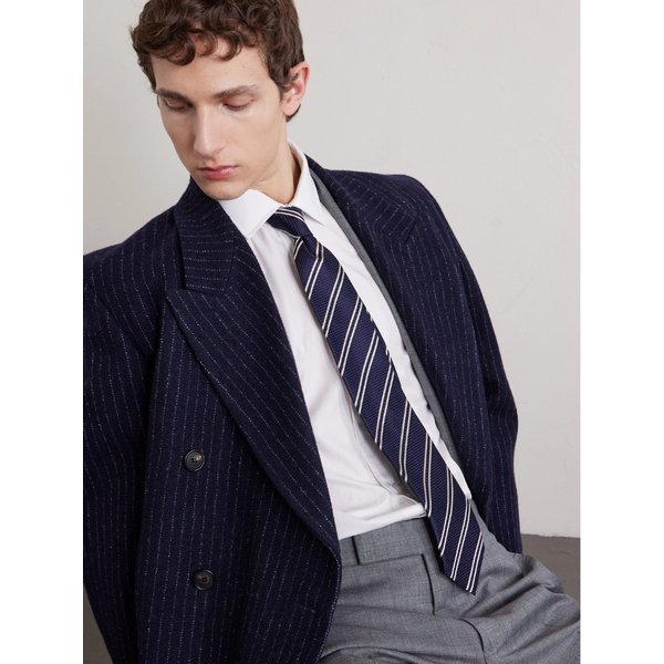 8cm 스트라이프 실크 자카드 넥타이 46376663163003403
