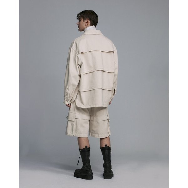 [파주점] 컬렉션 백 플레이트 데님 초어 자켓 SG2JP703CR