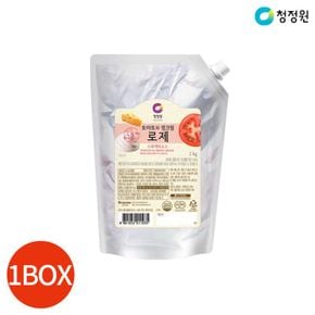 청정원 토마토와 생크림 로제 스파게티 소스 2kg x 5봉[33045374]
