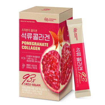 대상웰라이프 석류콜라겐 젤리 1박스(20g*총15포)