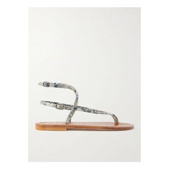 케이자크 아바코 스네이크 이펙트 가죽 샌들 스네이크 프린트 46376663162859879