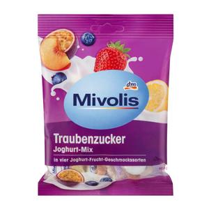  독일 DM 미볼리스 포도당 사탕 요거트 과일 맛 100g
