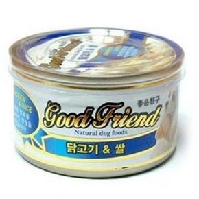 캔 용 애견 라이스N닭고기 강아지통조림 good 24개 100g