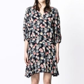 Zadig and Voltaire Raspali Print Flowers Dress SJCG0403F 쟈딕앤볼테르 라스팔리 원피스