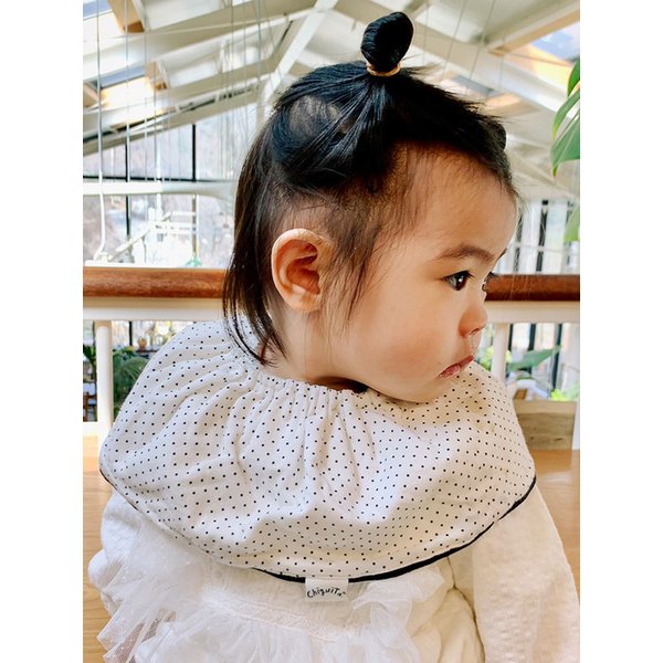 리버시블 턱받이 (도트) 아이 241007OIV