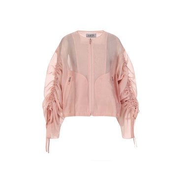 LAFEL 라펠소로브 시스루 집업 점퍼 LNML2630
