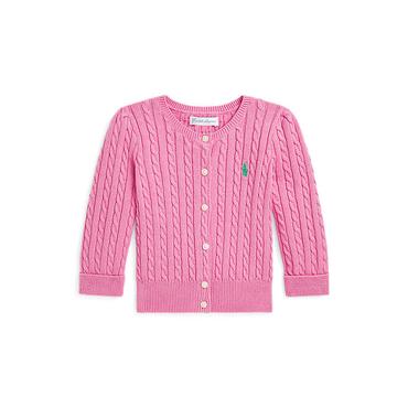 폴로 랄프 로렌 랄프 로렌 베이비 여아 미니 케이블 코튼 카디건(CWPOSWEF6820205650)