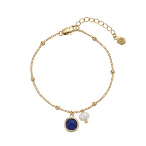 벨 펄 팔찌-라피스라줄리 / Belle Pearl Bracelet - Lapis Lazuli