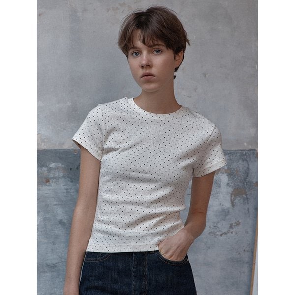 alldy dot tee - ivory