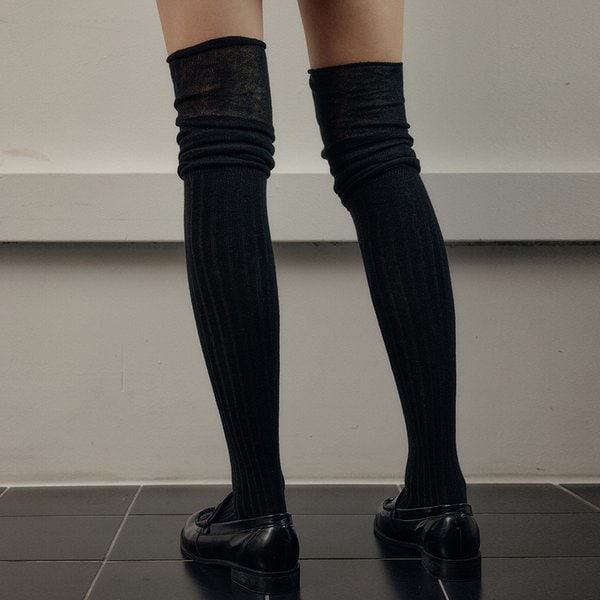 [23FWSO003] 소프트 오버 니삭스 / SOFT OVER KNEE SOCKS_5colors