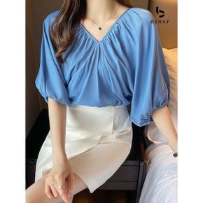 엠마 브이넥 셔링 티셔츠 BG2ST010_P323296217