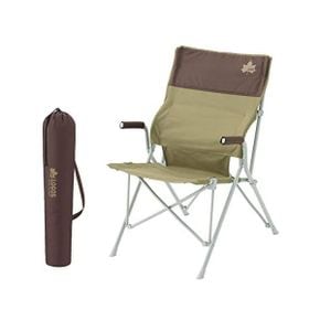 일본 로고스 캠핑 의자 체어 로고S 73173068 Life 백 Hold Chair with 핸드백 Polyester 브라운