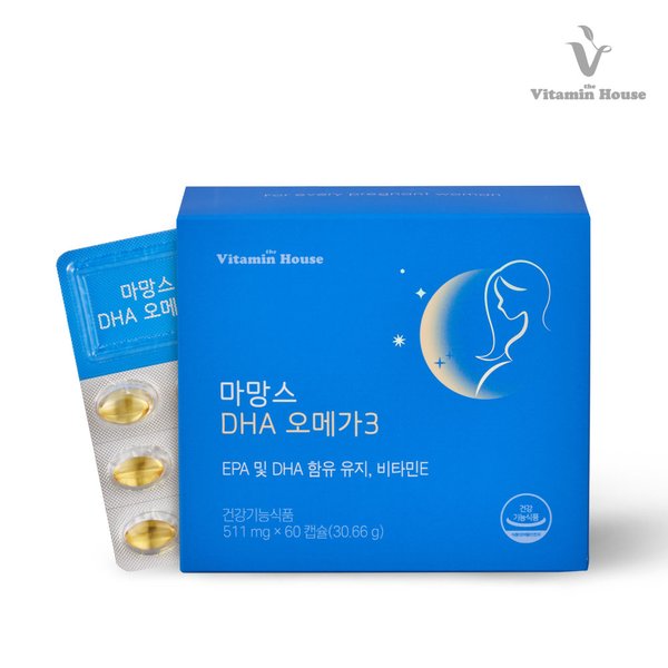 마망스 DHA 오메가3 1박스(1개월분)