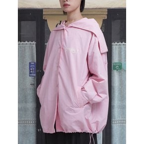 Frankly Hood Point Nylon Jacket, Pink