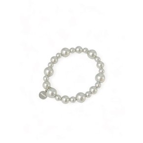 Bubble Metallic Silver Bracelet