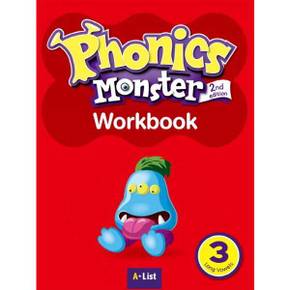 [A List] Phonics Monster 3: Long Vowels(Workbook) ..