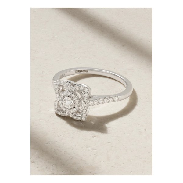 드비어스 인챈티드 로터스 18k 화이트 골드 다이아몬드 링 1647597338626100