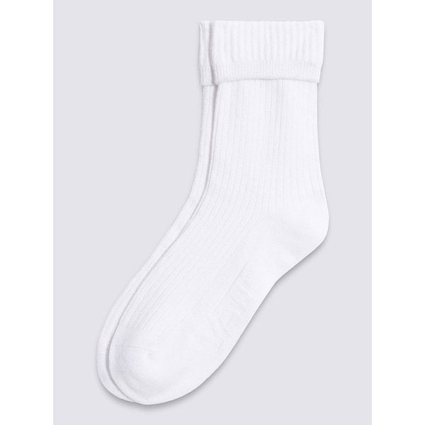 [반스 공식] 커프 잇 하프 크루 삭스/ VN000NCZWHT1