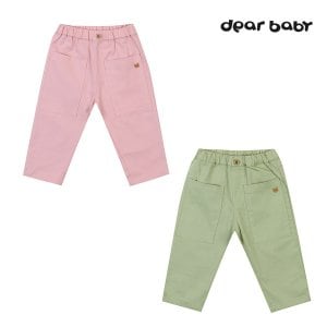 아가방 [디어베이비 가을]로잉컬러배기바지(KHAKI,PINK)_01P532004