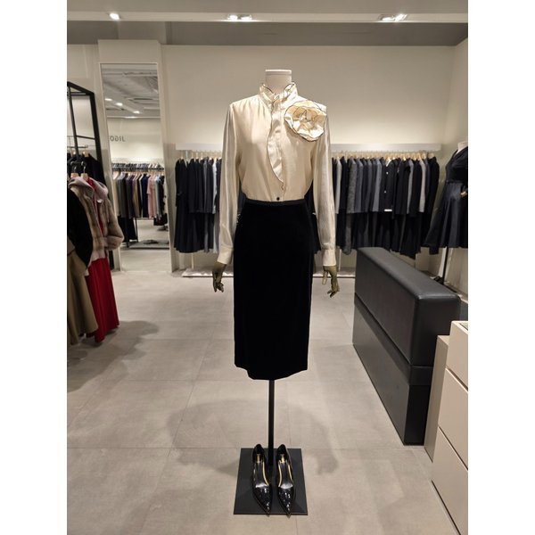 [파주점] 모던 벨벳 H라인 스커트 JPBA0SK121