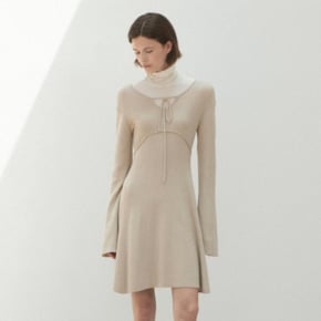 나인 JENNA RIBBON KNIT DRESS_S OP6225