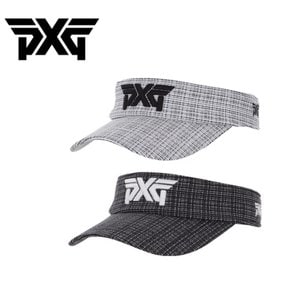 [정품] PXG 체크패턴 바이저 캡모자 Check Pattern Visor Cap