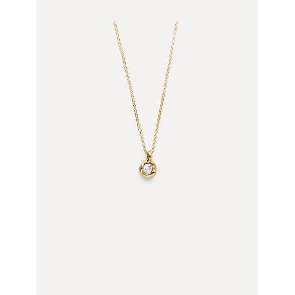 Tide Drops - Medium Pendant Necklace (silver)