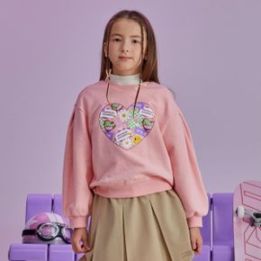 하트뿜뿜 크롭맨투맨 PTF11TM51M PK_P393148975