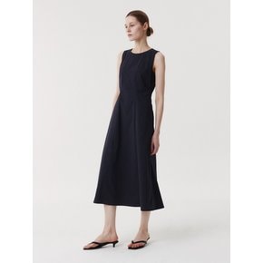 RAYE SLEEVELESS DRESS (NAVY)