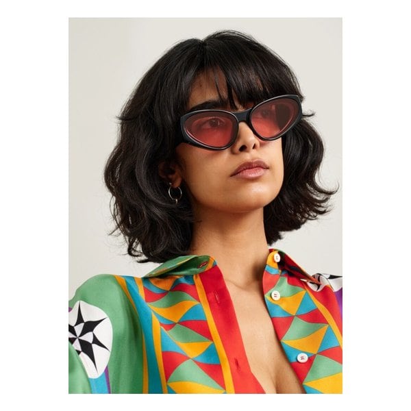 파울라 이비자 캣아이 아세테이트 선글라스 블랙 1647597359315541