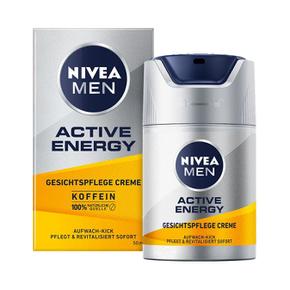 [해외직구] 독일직구 Nivea 니베아 남성용 액티브 에너지 페이스 케어 크림 50ml 2팩