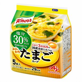 아지노모토 크노르 푹신한 계란 스프 30% 소금 컷, 5인분