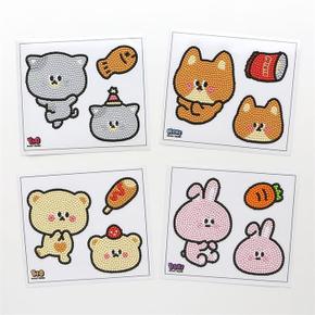 쪼꼬미 보석십자수 스티커 DIY 비즈 만들기