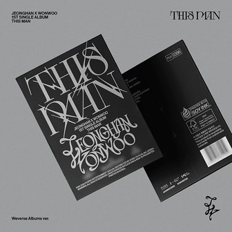 핫트랙스 정한X원우 - THIS MAN 싱글 1집 WEVERSE ALBUMS VER