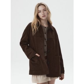 Synthetic Suede Half Jacket WHJKG4932F