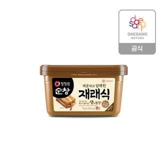 청정원 F)청정원 재래식 생된장(사각) 1kg