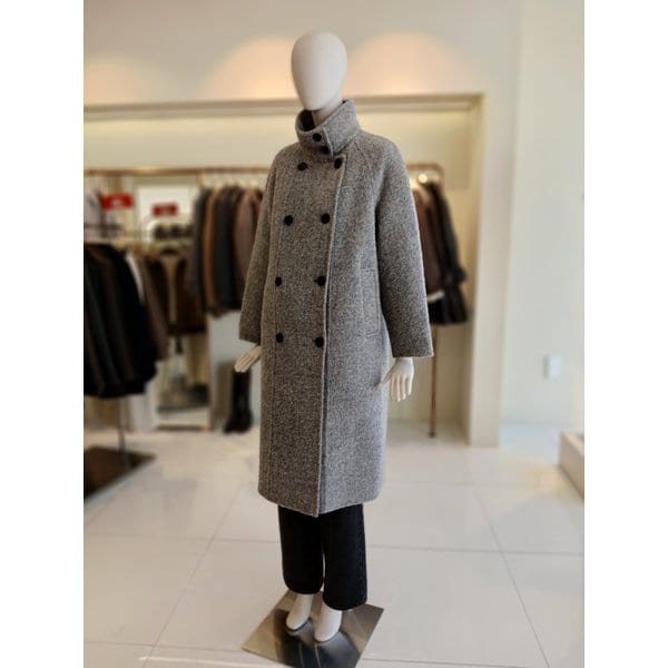 [여주점] 씨씨콜렉트 하이넥알파카혼방더블롱코트 E254msh161