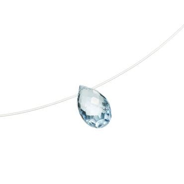 페르테 아쿠아마린 플로팅 목걸이,Aquamarine Floating Necklace,3월 March