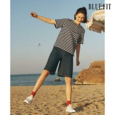 블루핏 [론칭가69,900원→2만원↓] 블루핏 하프 데님 2종