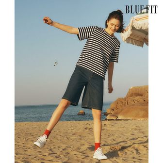 블루핏 [25SS 최신상] 블루핏 하프 데님 2종