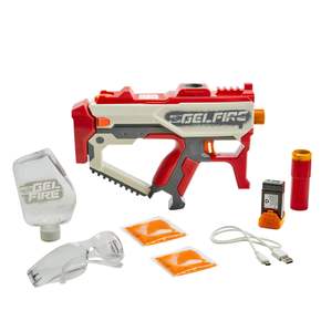 Nerf Pro Gelfire Mythic 블래스터, 10X000 Gelfire 라운드, 호퍼, 충전식 배터리, 안경류