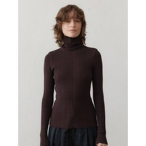 PLEATS POLA KNIT - CACAO