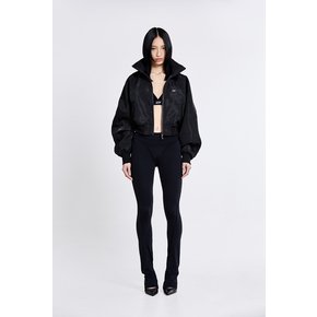 LOUVER TRACK ZIP-UP - black(woman)