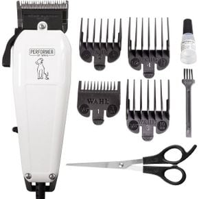 영국 왈 클리퍼 WAHL Performer Dog Clipper Full Coat Grooming Kit High Carbon Steel Blades