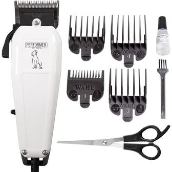  영국 왈 클리퍼 WAHL Performer Dog Clipper Full Coat Grooming Kit High Carbon Steel Blades