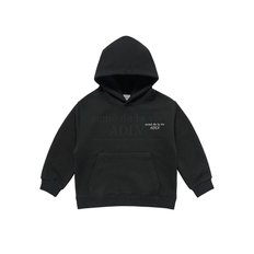 KIDS BASIC LOGO HOODIE BLACK 키즈후드 베이직로고 블랙